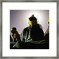 Marines Round Up Suspected Insurgents Framed Print