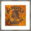 Marquette Warriors Framed Print