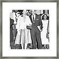 Martin Luther King Jr. And Coretta Framed Print