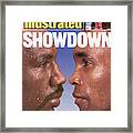 Marvelous Marvin Hagler And Sugar Ray Leonard, 1987 Wbc Sports Illustrated Cover Framed Print