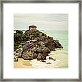 Mayan Tulum Ruins Framed Print