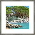 Mediterranean Landscape In Menorca Framed Print
