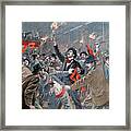 Meeting In Favour Of Boers Disturbed Framed Print