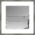 Mekdi And The Pelican Framed Print
