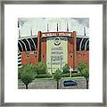 Memorial Stadium Framed Print