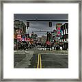 Memphis - Beale Street 001 Framed Print