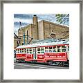 Memphis Main Street Trolley Framed Print