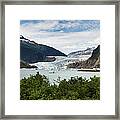 Mendenhall Glacier And Bay Framed Print