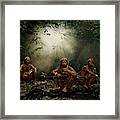Mentawai Tribe Framed Print