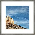 Mesa And Sky, New Mexico Desert Framed Print