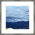 Mesquite Flats Stratus Clouds Weather Framed Print