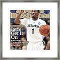 Michigan State University Kalin Lucas, 2009 Ncaa Midwest Sports Illustrated Cover Framed Print