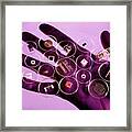 Microelectronic Parts Framed Print