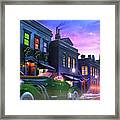 Midnight Delivery Framed Print