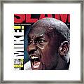 Mike! Slam Cover Framed Print