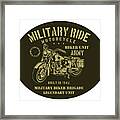 Military Ride Framed Print