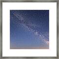 Milky Way Above The Lechtaler Alps - Framed Print