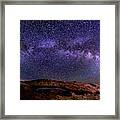 Milky Way At Mesa Arch Framed Print