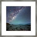 Milky Way Over Sleaford Bay. South Framed Print