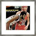 Milwaukee Bucks Kareem Abdul-jabbar And Portland Trail Sports Illustrated Cover Framed Print