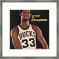Milwaukee Bucks Lew Alcindor Sports Illustrated Cover Framed Print
