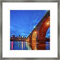 Minneapolis Stone Arch Bridge Signed Framed Print