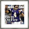 Minnesota Vikings Qb Brett Favre, 2010 Nfc Divisional Sports Illustrated Cover Framed Print