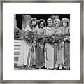 Miss America Pageant Winners Of 1986 Framed Print