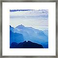 Misty Sunrise At The Grand Canyon P Framed Print