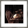 Mixed Flour Country Bread Framed Print