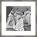 Model Of Jacques Fath Framed Print