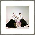 Models In Joseph Halpert Ensembles Framed Print