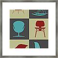 Modern Chair Collection I Framed Print