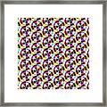 Modern Spinning Circles Framed Print