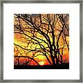 Mohican Sunset Framed Print