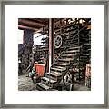 Mold Storage In The Forge Framed Print