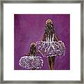 Mommy And Me Framed Print