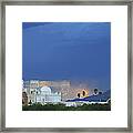 Monsoon Skies Over The Mission Framed Print