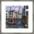 Montmartre A Break In The Storm Framed Print