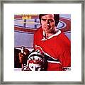 Montreal Canadiens Goalie Ken Dryden Sports Illustrated Cover Framed Print