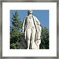 Monument To Goethe In Villa Borghese, Rome Framed Print