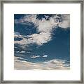Monument Valley With Dramatic Clouds Framed Print
