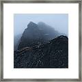 Moody At The Top Framed Print