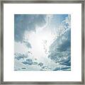 Moody Clouds Framed Print