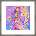 Moon Fairy Goddess Framed Print