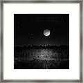 Moon Glow Framed Print