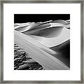 Moon Light Dunes Framed Print