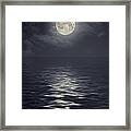 Moon Under Ocean Framed Print