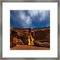 Moonlight Over Antelope Canyon Framed Print