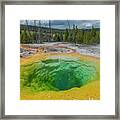 Morning Glory Pool Framed Print